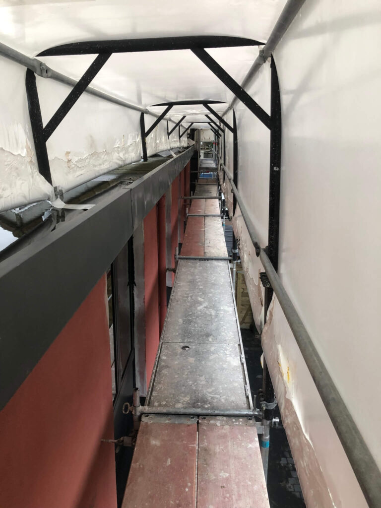 krimpfolie stelling bouw